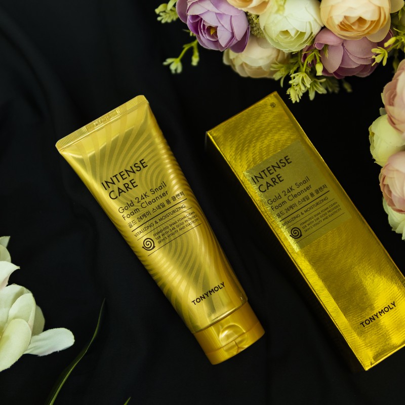 Intense Care Gold 24k Snail Foam Cleanser